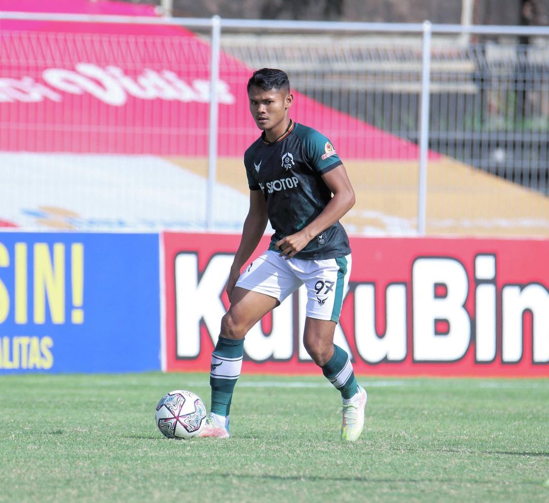 BIKIN GOL: Dimas Drajad jadi tumpuan Persikabo 1973 untuk mengamankan poin dari incaran Persib Bandung yang mengandalkan ketajaman David da Silva.