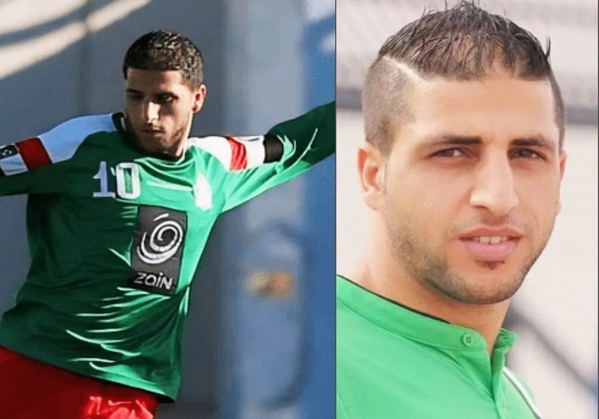 Pemain Timnas Palestina Mohammed Barakat (Sumber Foto : watanserb.com)
