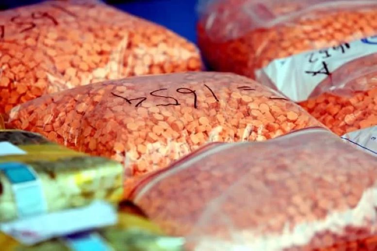 ilustrasi barang bukti ekstasi