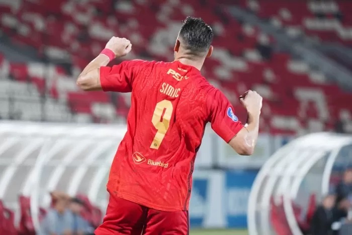 TOKCER: Marko Simic tampil moncer bersama Persija Jakarta, khususnya dalam urusan mencetak gol. (Badan Liga Indonesia)