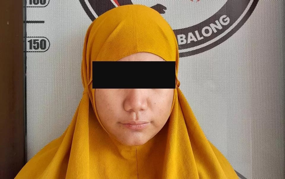 BIKIN RESAH: Ibu muda di Tabalong ditangkap polisi karena melakukan aksi tidak terpuji di bulan puasa.