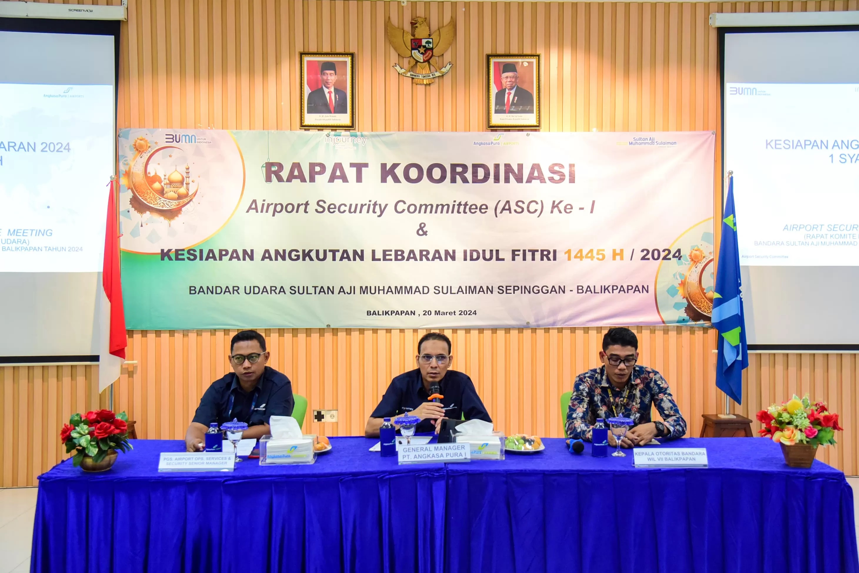 PT Angkasa Pura I cabang Bandar Udara Internasional Sultan Aji Muhammad Sulaiman (SAMS) Sepinggan Balikpapan bersiap menyambut arus mudik Lebaran tahun 2024 ini.