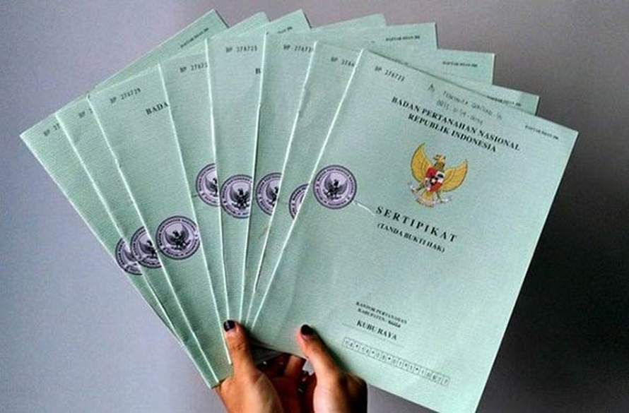 ilustrasi sertifikat tanah