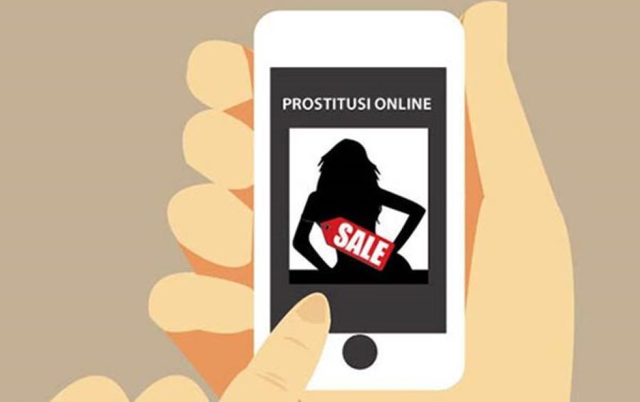 ilustrasi prostitusi online