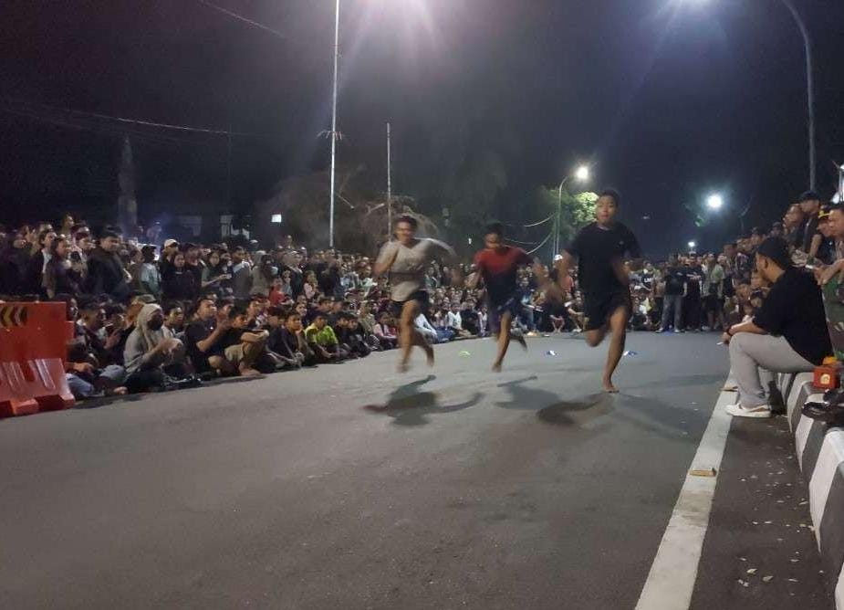Suasana pembukaan Fun Race Ramadan di Tenggarong yang pertama kalinya difasilitasi Pemkab Kukar (Elmo/Prokal.co)