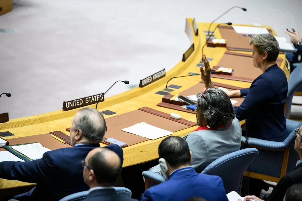 Dewan Keamanan mengadopsi Resolusi 2728 (2024) yang menuntut gencatan senjata segera di bulan Ramadhan yang dihormati oleh semua pihak. (Foto PBB)