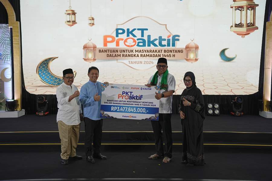 Melalui program PKT Proaktif, salurkan bantuan sosial dan keagamaan bagi warga Bontang senilai Rp3,47 Miliar.