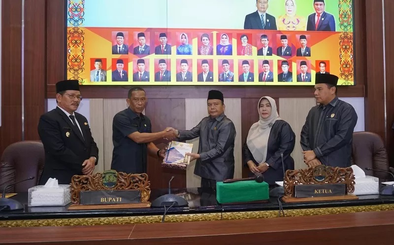 Pembangunan gedung DPRD Kaltara saat ini sudah memasuki tahapan finishing.