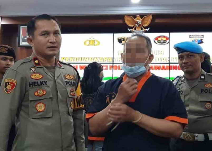 Kepala Desa Runtu JS tersandung kasus penipuan belum lama ini.