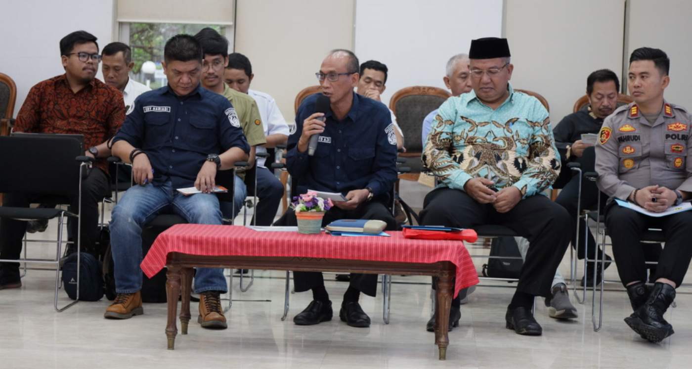 INFRASTRUKTUR: Pemkab Kukar dan Kementerian PUPR membahas perkembangan bendungan Marangkayu.