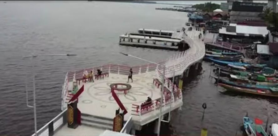 Suasana dermaga Pasar Ikan Kumai, Kecamatan Kumai, Kabupaten Kotawaringin Barat, Selasa (26/3/2024) (Istimewa)