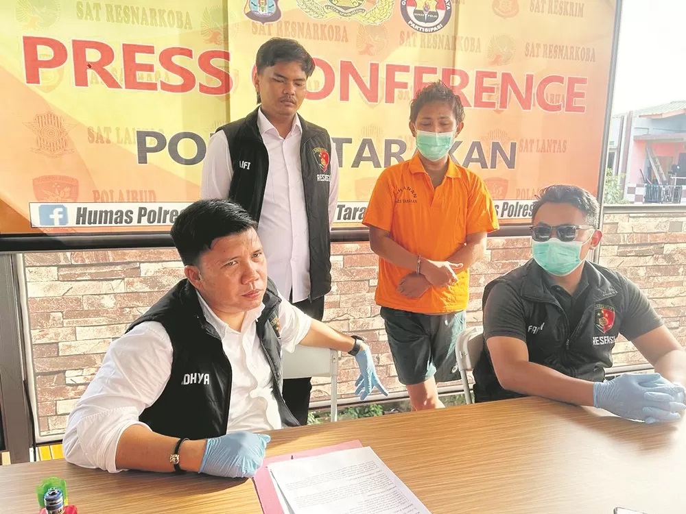 DIVONIS: Setelah menjalani sejumlah rangkaian persidangan, Luna akhirnya divonis Majelis hakim PN Tarakan. FOTO: ELIAZAR/RADAR TARAKAN