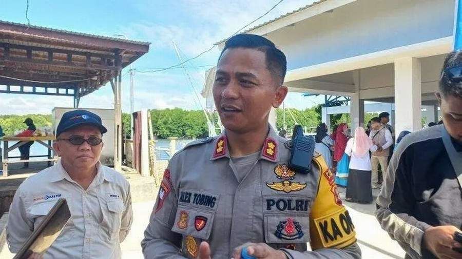 Kapolres Bontang AKBP Alex Frestian Lumban Tobing