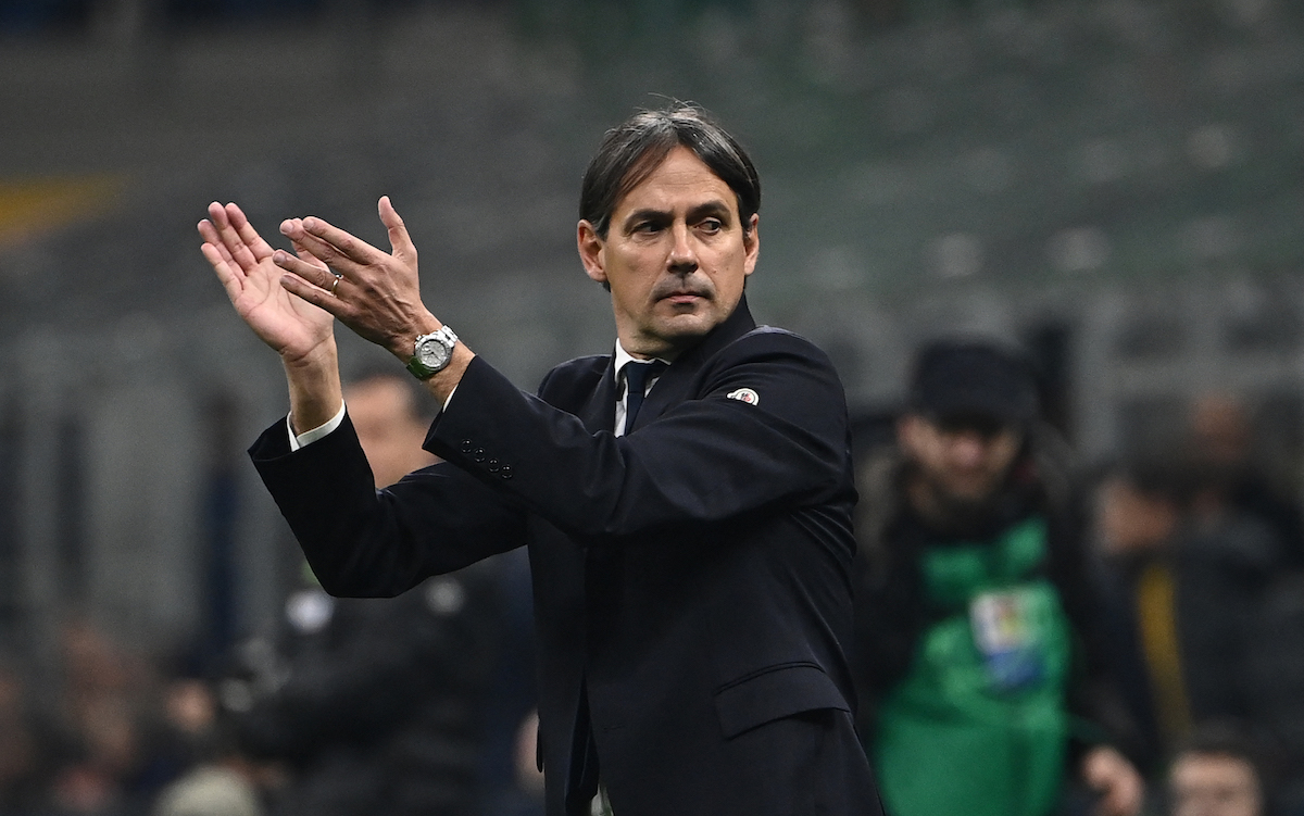 LAGA SPESIAL: Simone Inzaghi bakal memainkan pertandingan ke-150 sebagai allenatore Inter Milan saat menjamu Empoli.