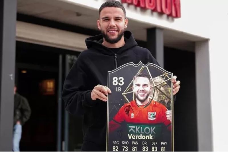 POTENSIAL: Pemain N.E.C. Nijmegen, Calvin Verdonk, jadi salah satu pemain yang masuk daftar proses naturalisasi untuk Timnas Indonesia. (Instagram Calvin Verdonk)