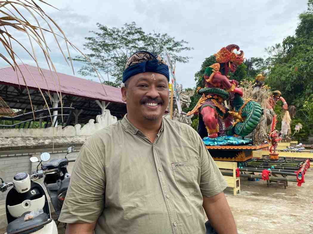 Kepala Desa Kerta Buana I Dewa Ketut Basuki (Elmo/Prokal.co)