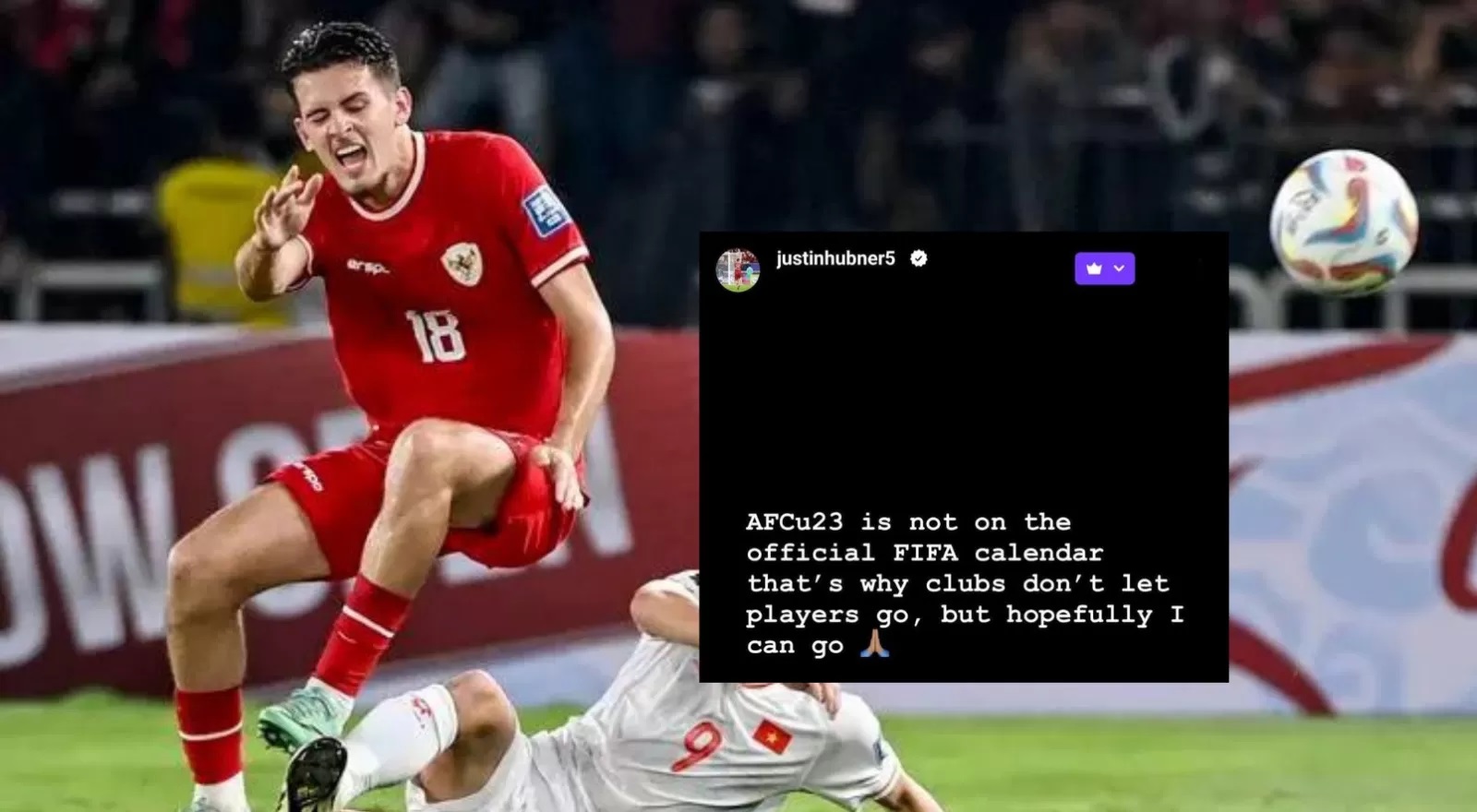 Justin Hubner terancam tidak bisa bergabung dengan Timnas U-23 Indonesia karena tidak mendapat izin dari Cerezo Osaka. (Istimewa)