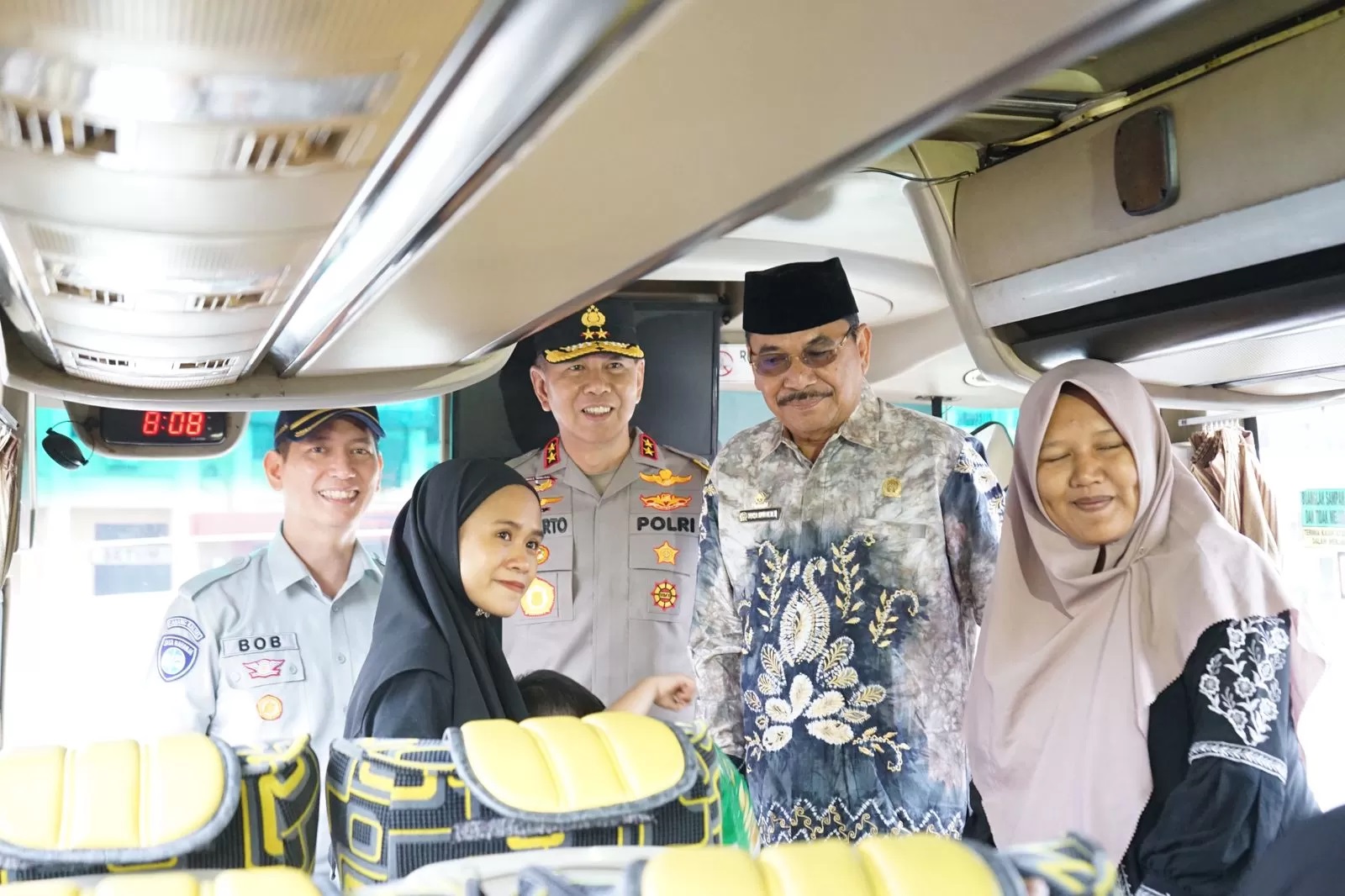 GRATIS: Polda Kalsel dan Jasa Raharja gelar mudik gratis