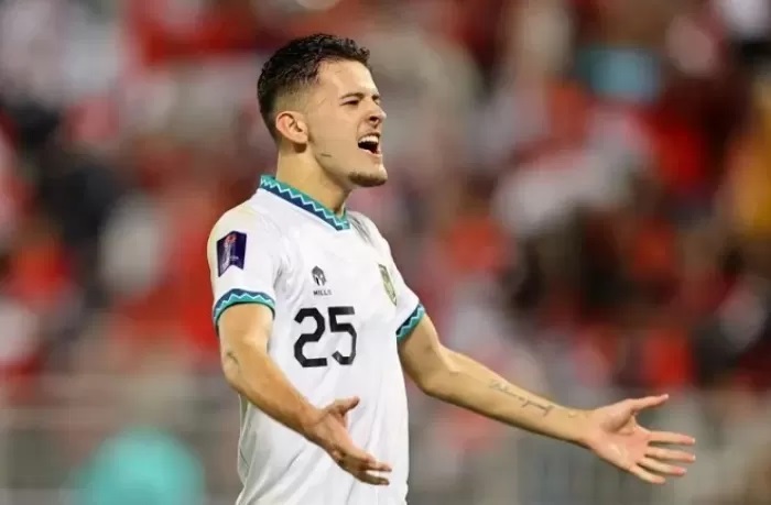 Pemain Timnas Indonesia, Justin Hubner, siap membela Timnas Indonesia U-23 di Piala Asia U-23 2024. (PSSI)