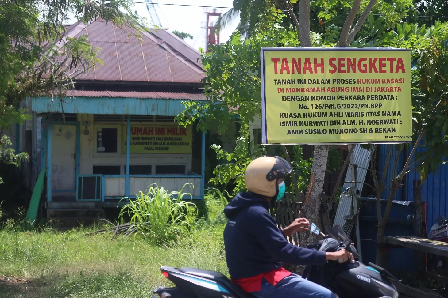 ANGGARAN AMAN: Tanah yang sempat bersengketa ini, kini sudah berkekuatan hukum tetap yang dimenangkan oleh Pemkot Balikpapan.
