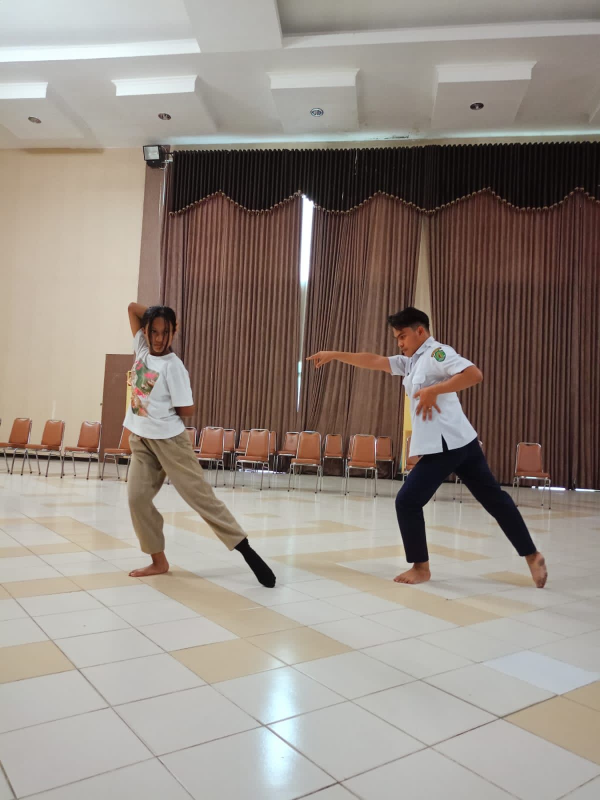 DIBERI TANGGUNG JAWAB: Atlet dansa Kaltim wajib melaporkan kegiatan latihan mandiri mereka.