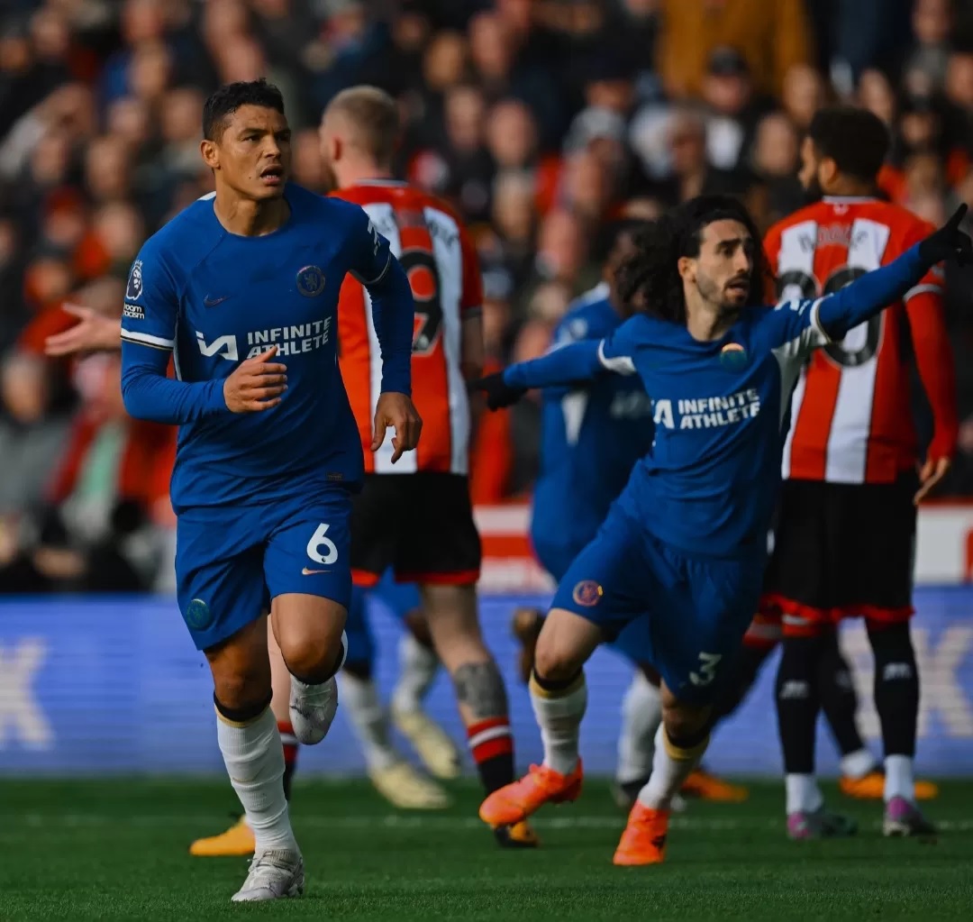MERAYAKAN: Pemain Chelsea saat merayakan gol ke gawang Sheffield United. (Foto: X/Chelsea)