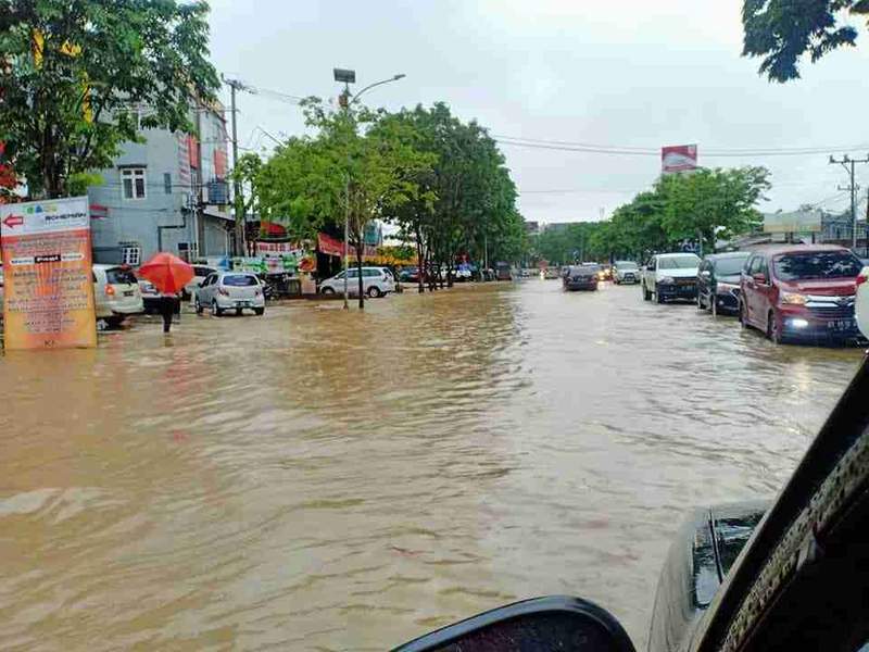 Banjir yang pernah terjadi di Balikpapan.