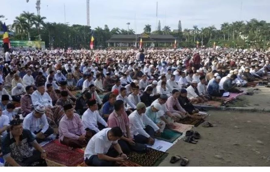 Salat Ied sebelum masa pandemi Covid-19. Dok. JawaPos