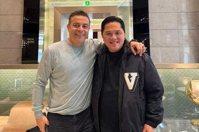 JARINGAN LUAS: Erick Thohir terkenal memiliki jaringan luas di sepak bola dunia dan punya reputasi yang cukup baik di liga-liga top Eropa. (Instagram Erick Thohir)