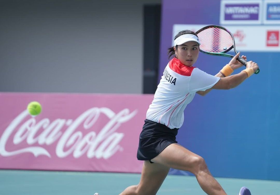 MERASA COCOK: Aldila Sutjiadi akan berpasangan dengan petenis Amerika Serikat, Asia Muhammad di WTA 500 Porsche Tennis Grand Prix 2024 di Stuttgart.