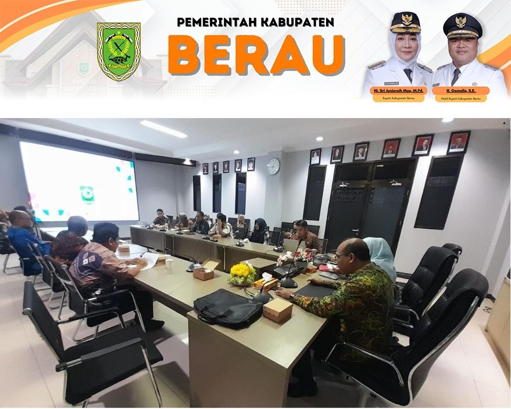 SATU DATA: Rapat pengentasan kemiskinan di Kabupaten Berau di ruang pertemuan Bapelitbang Berau, Rabu (13/3).