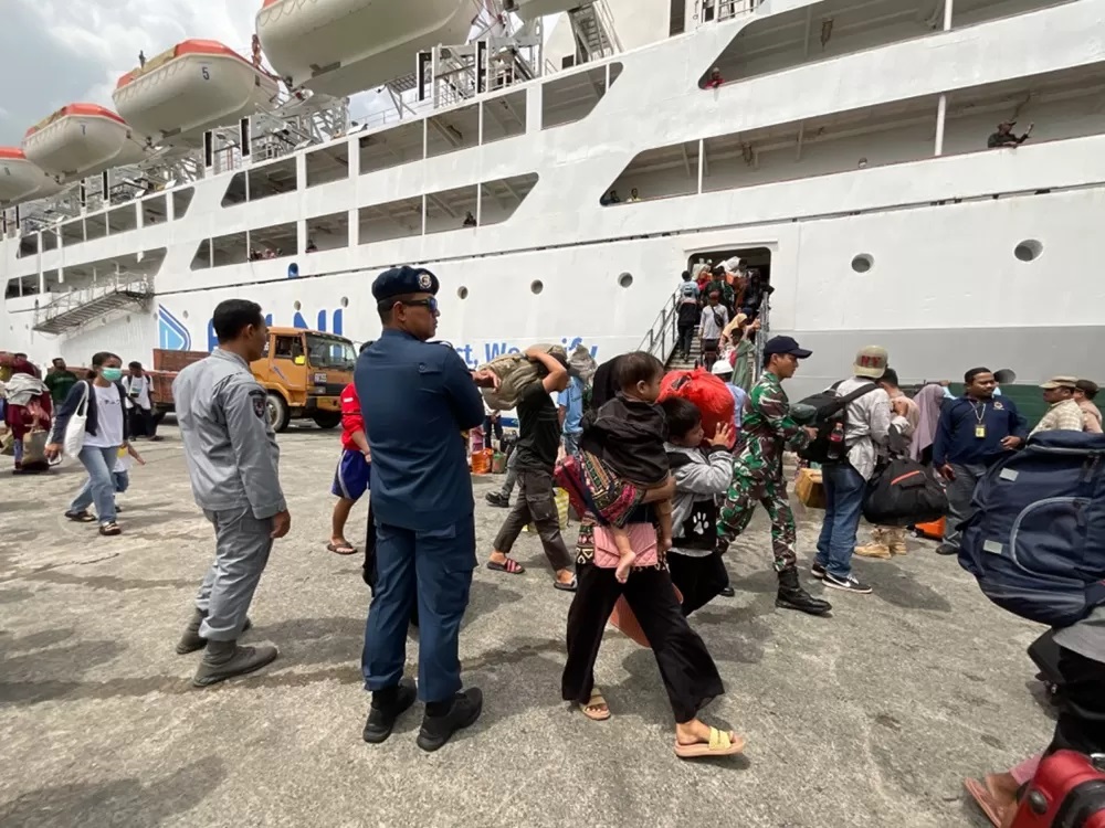 Aktivitas di pelabuhan Malundung, Tarakan. (DOK)