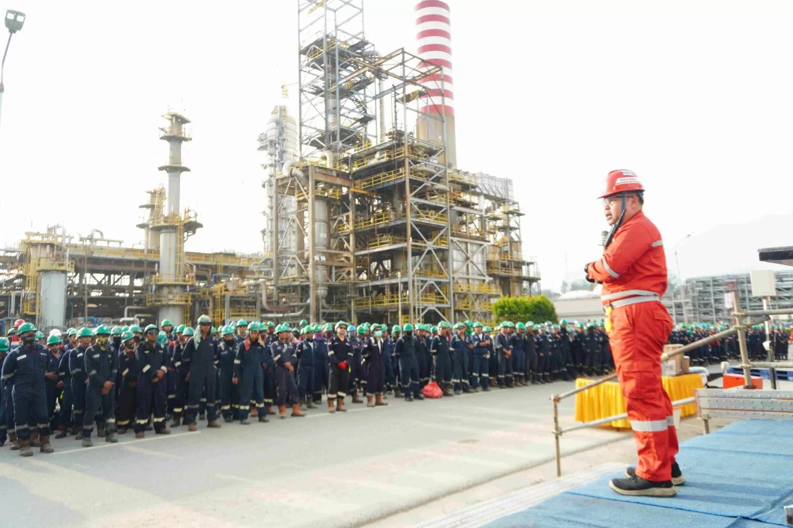 TA Revamp atau Perawatan kilang ini dilakukan secara berkala untuk meningkatkan keandalan kilang.