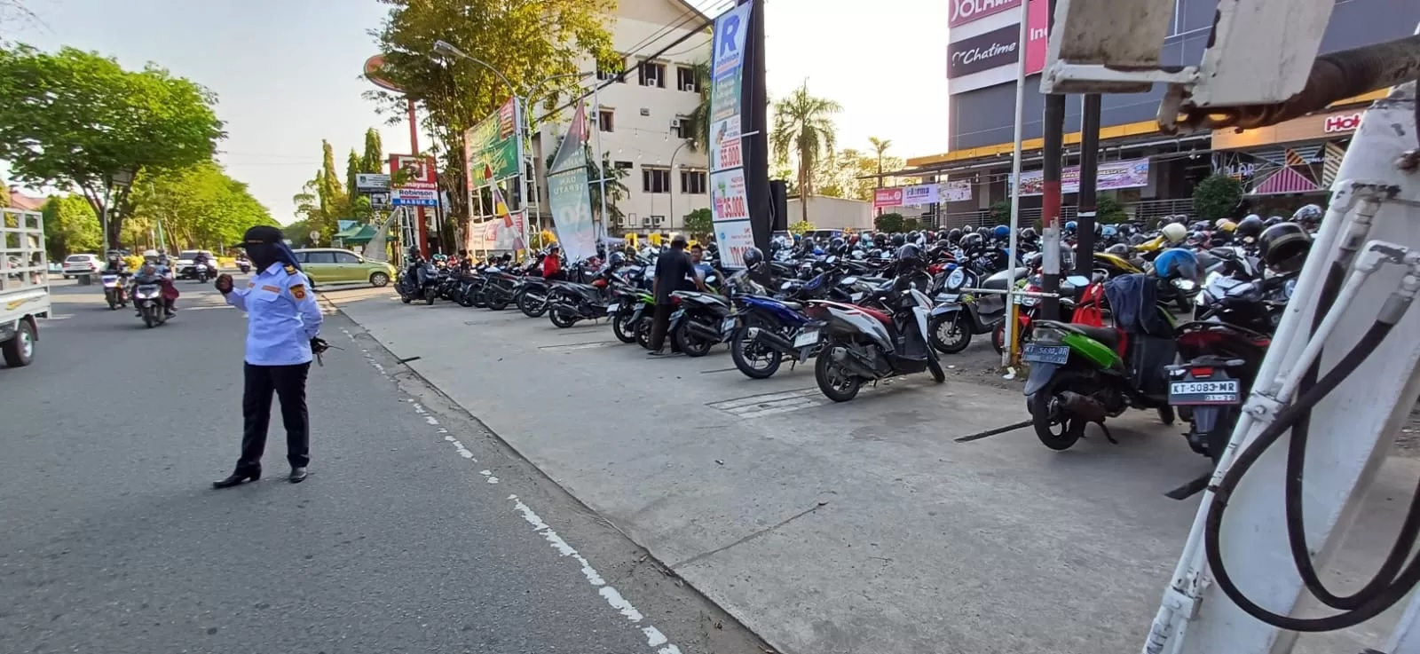 HARUS SELESAI: Pemkot Samarinda tengah membentuk tim khusus untuk menangani sengkarut masalah parkir otonom agar tertib administrasi.