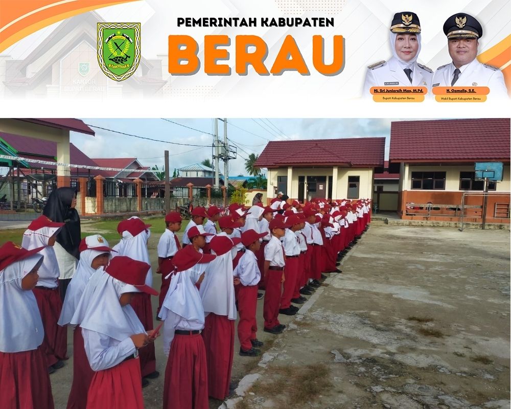 ILUSTRASI: Para murid di salah satu SD di Kabupaten Berau.