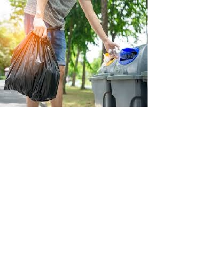 ilustrasi buang sampah