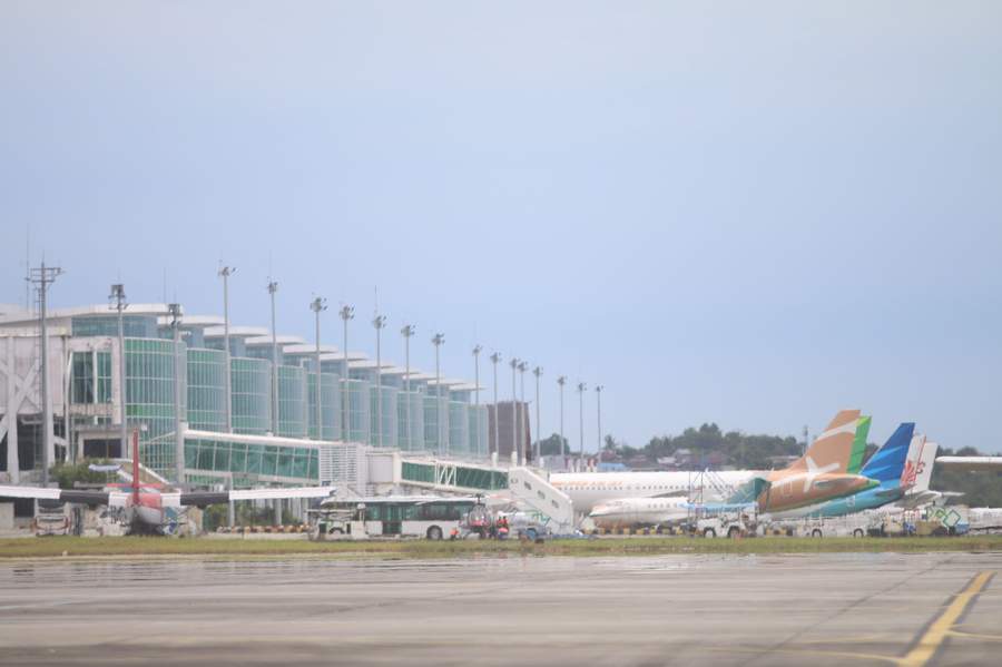 Bandara SAMS Sepinggan Balikpapan.