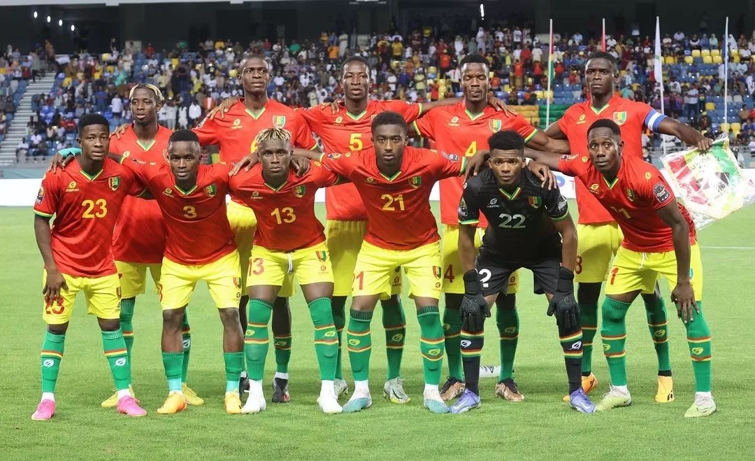 Skuad Guinea U-23 calon lawan Timnas Indonesia dibabak play off Olimpiade Paris 2024 (sumber foto : ig/@sylinational)