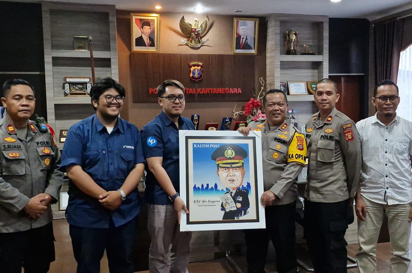 Kaltim Post bertemu Kapolres Kukar.