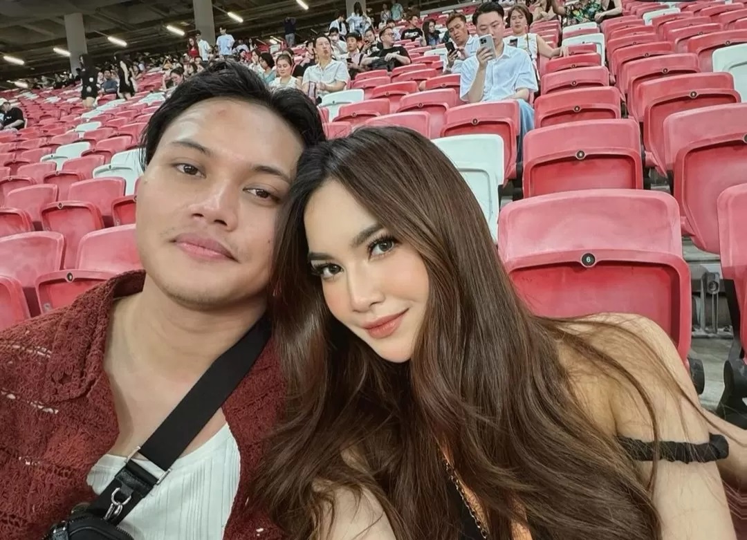 Mahalini bersama Rizky Febian. (Instagram @mahaliniraharja)