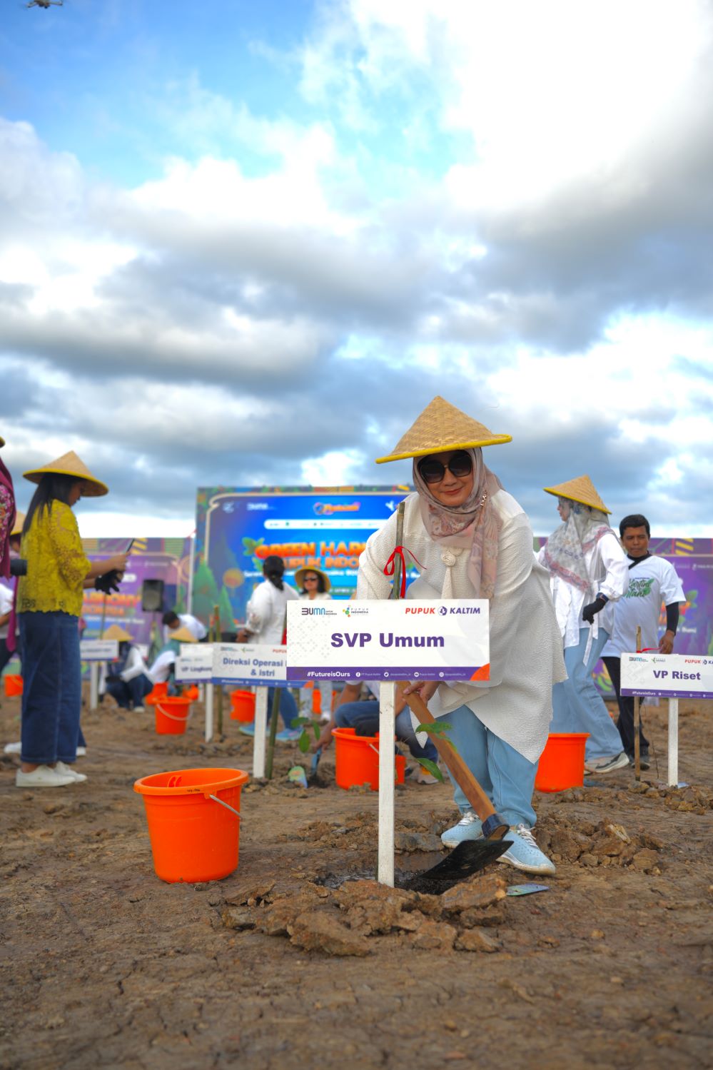 SVP Umum Pupuk Kaltim Minarni F Dwiningsih.