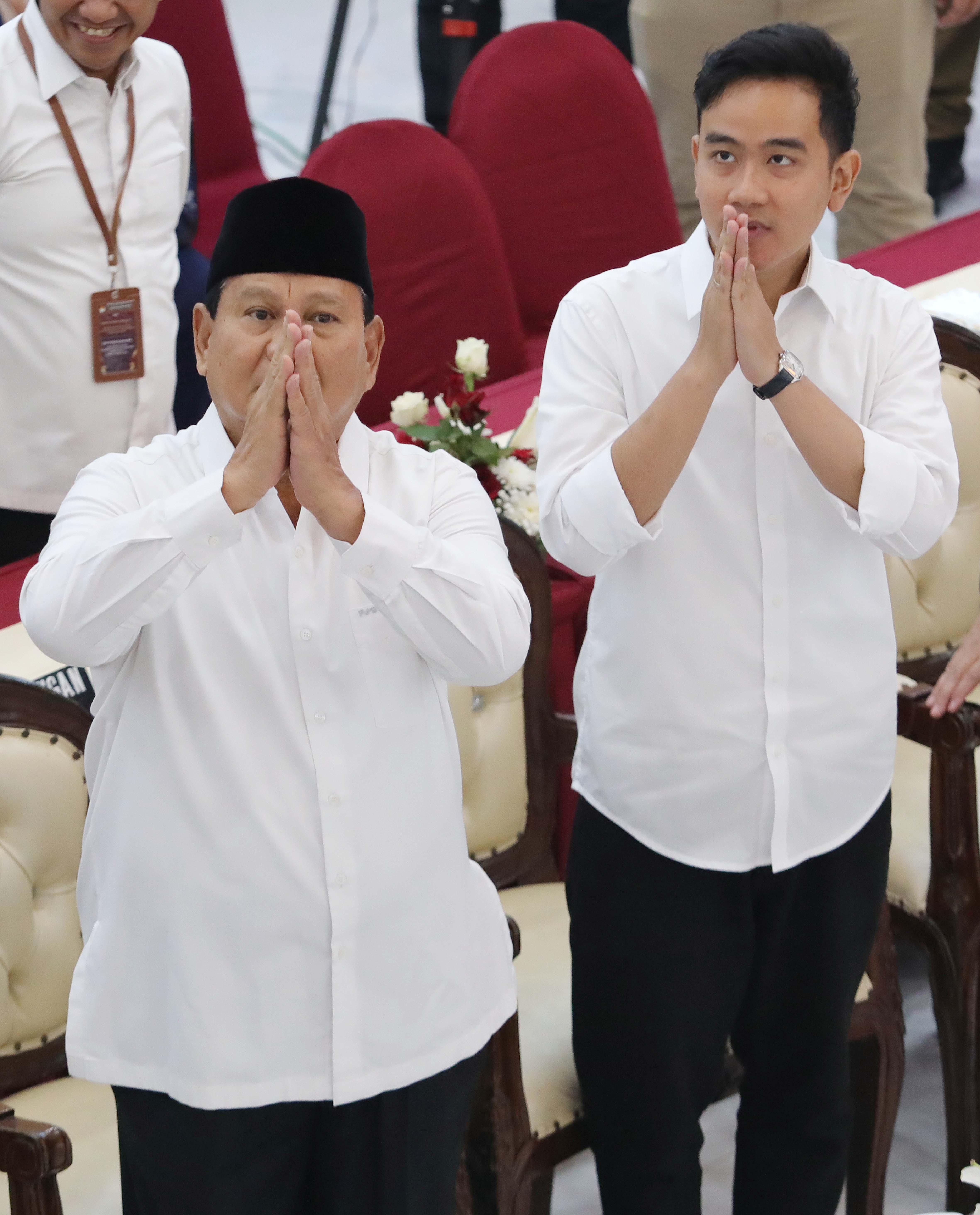 HADAPI TANTANGAN: Dalam kabinet pemerintahan Prabowo Subianto-Gibran Rakabuming Raka akan memiliki 40 menteri.