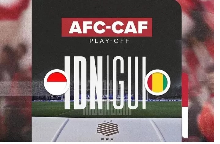 Laga Indonesia vs Guinea kabarnya berlangsung tertutup.