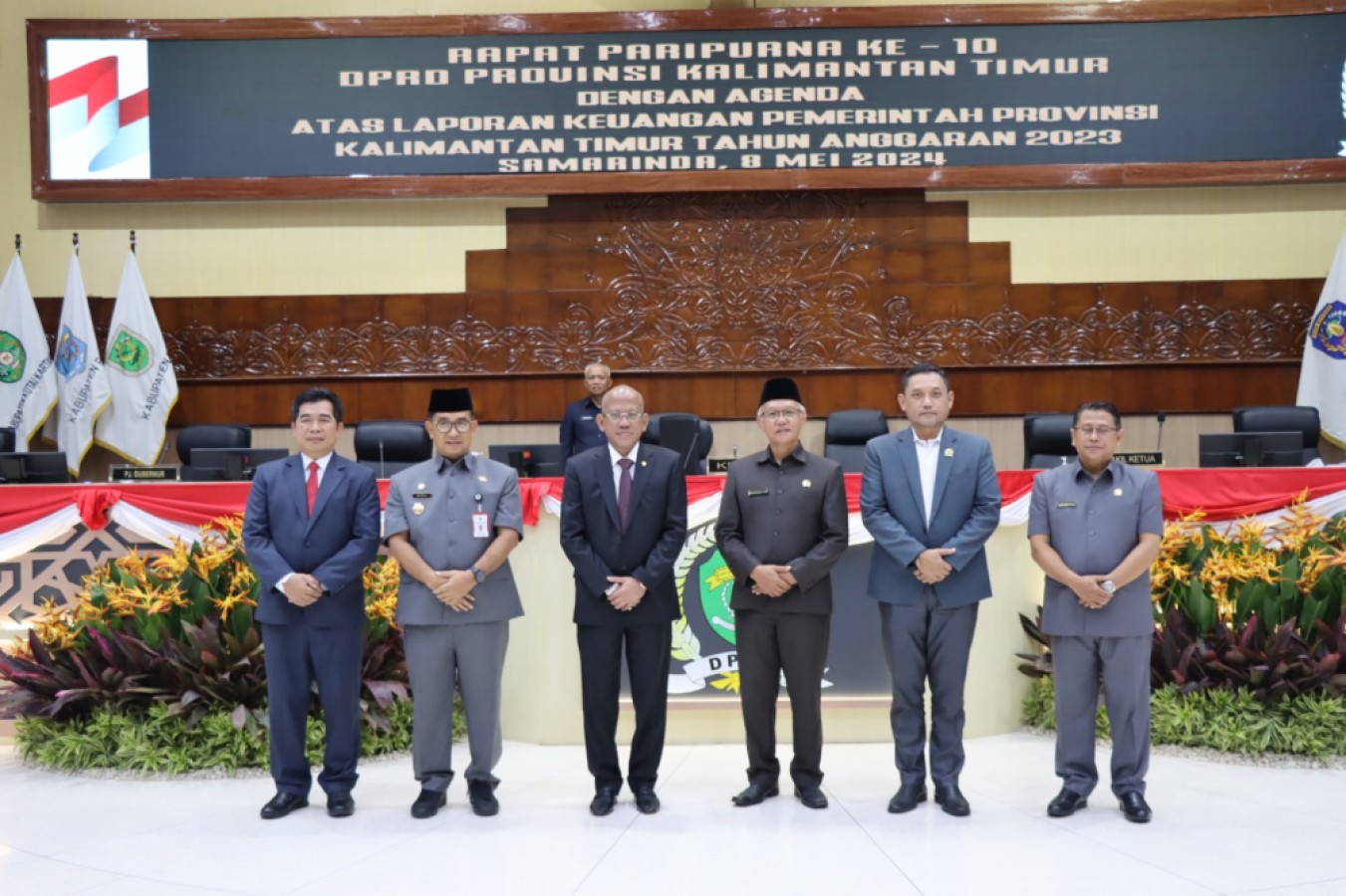 Pj Gubernur sama jajaran pimpinan DPRD Kaltim.