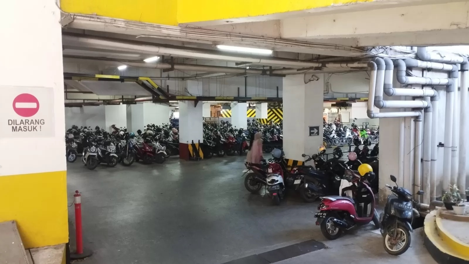 MASIH DITOLAK: Dishub meminta pengelola parkir otonom di Samarinda Central Plaza melengkapi seluruh fasilitas pendukung perparkiran, tidak hanya di lantai 1.