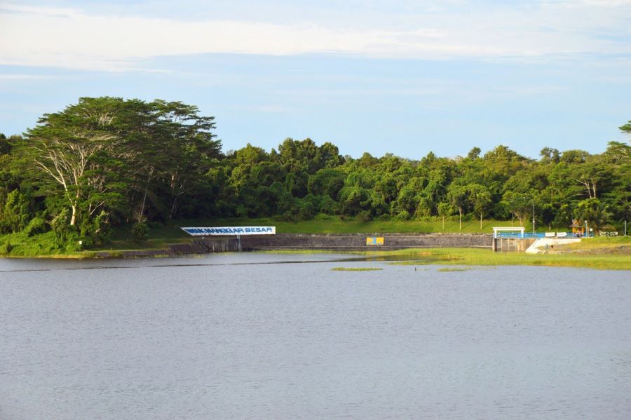 Waduk Manggar Balikpapan yang tak bisa terus diandalkan.