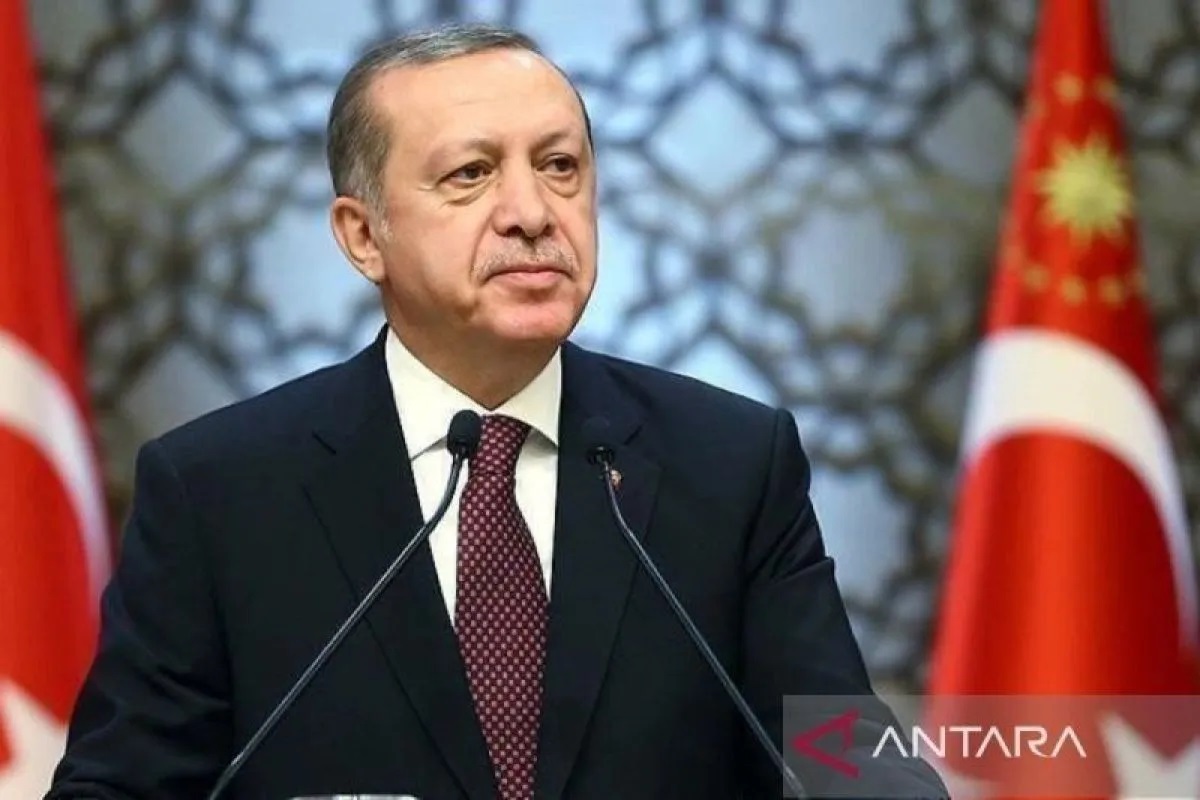 Presiden Turki Recep Tayyip Erdogan. (ANTARA/Anadolu Agency/am)