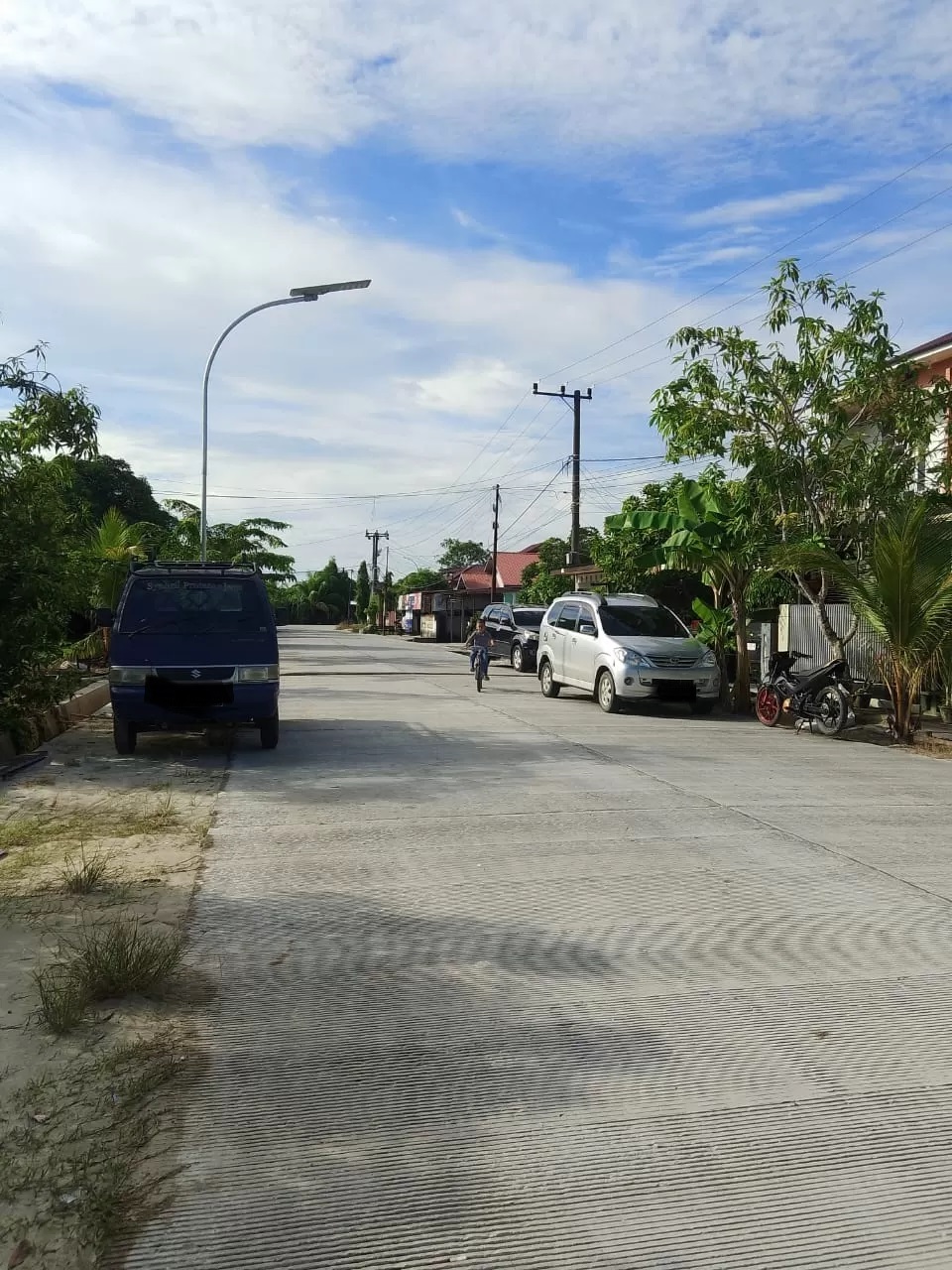 BELUM JELAS: Perumahan Korpri Griya Mutiara Indah di Kelurahan Sungai Parit, Kecamatan Penajam, Penajam Paser Utara (PPU).