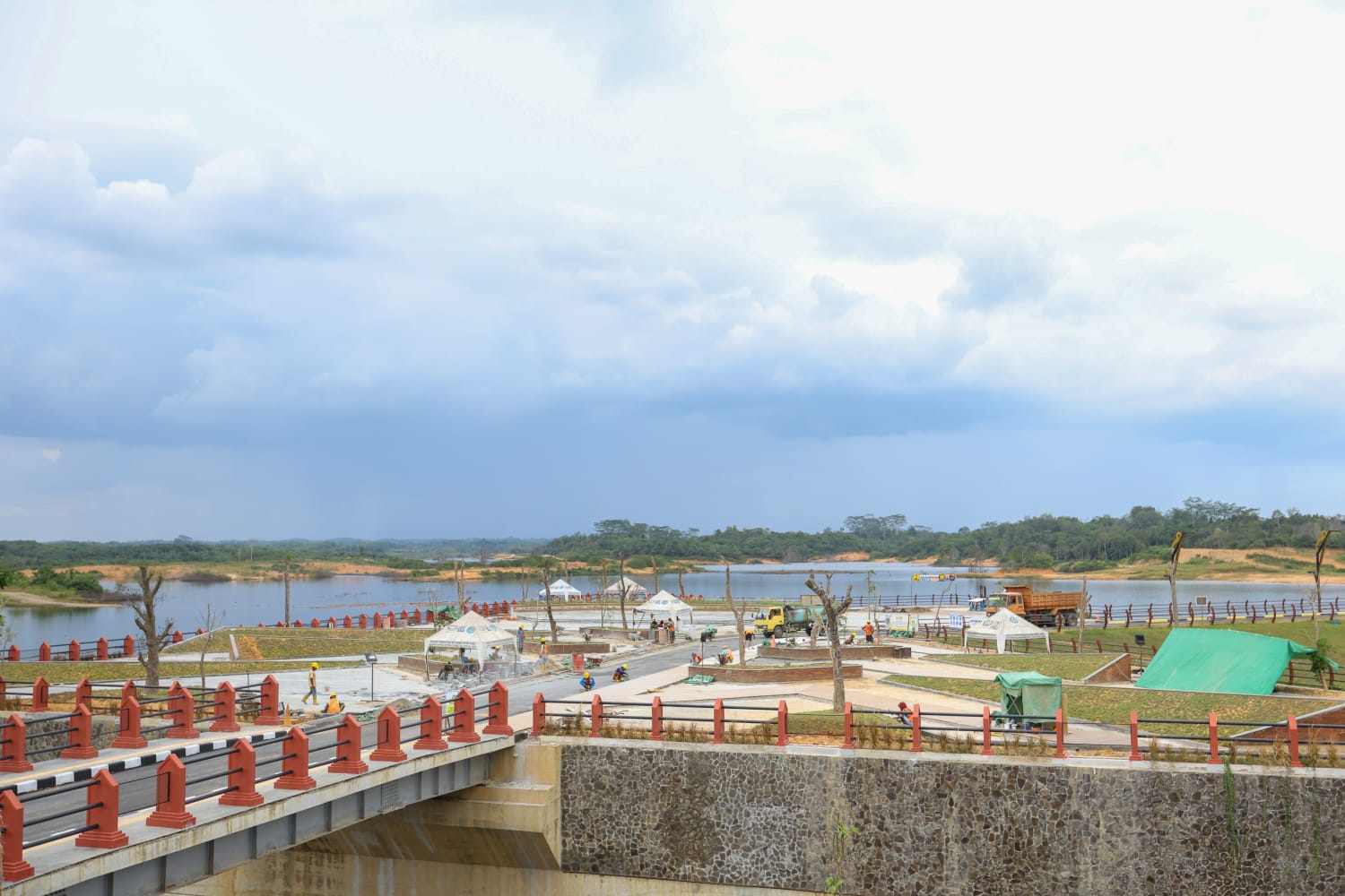 MASALAH KLASIK: Bendungan Sepaku Semoi awalnya menjadi opsi potensial suplai air baku bagi Balikpapan dan PPU. Namun, karena penetapan IKN, rencana berubah.