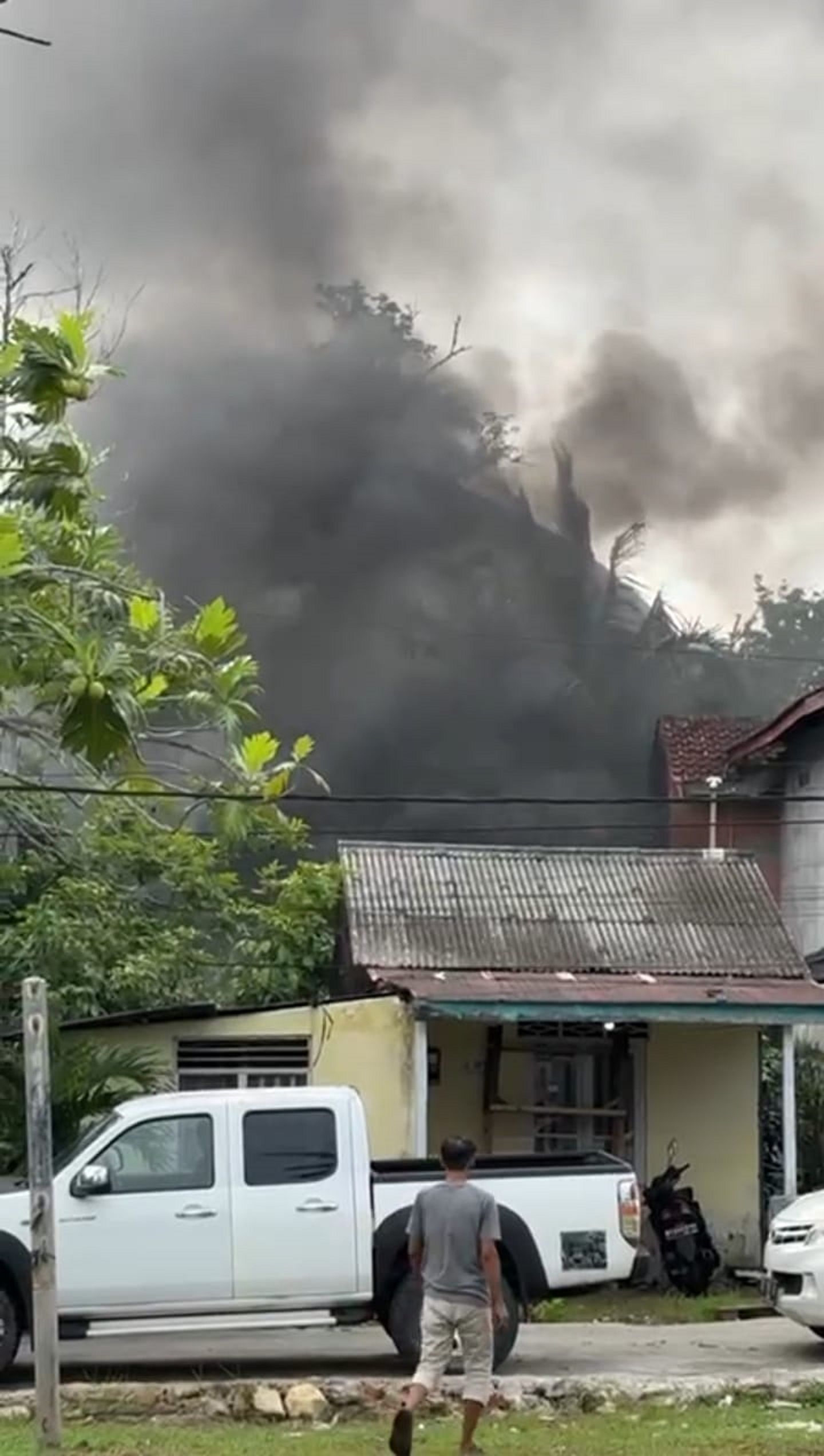 Kebakaran di Gunung Bahagia, Balikpapan.
